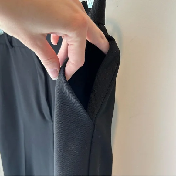 Aritzia Babaton Agency Pant - City Wool Black Size 6 - Picture 10 of 15